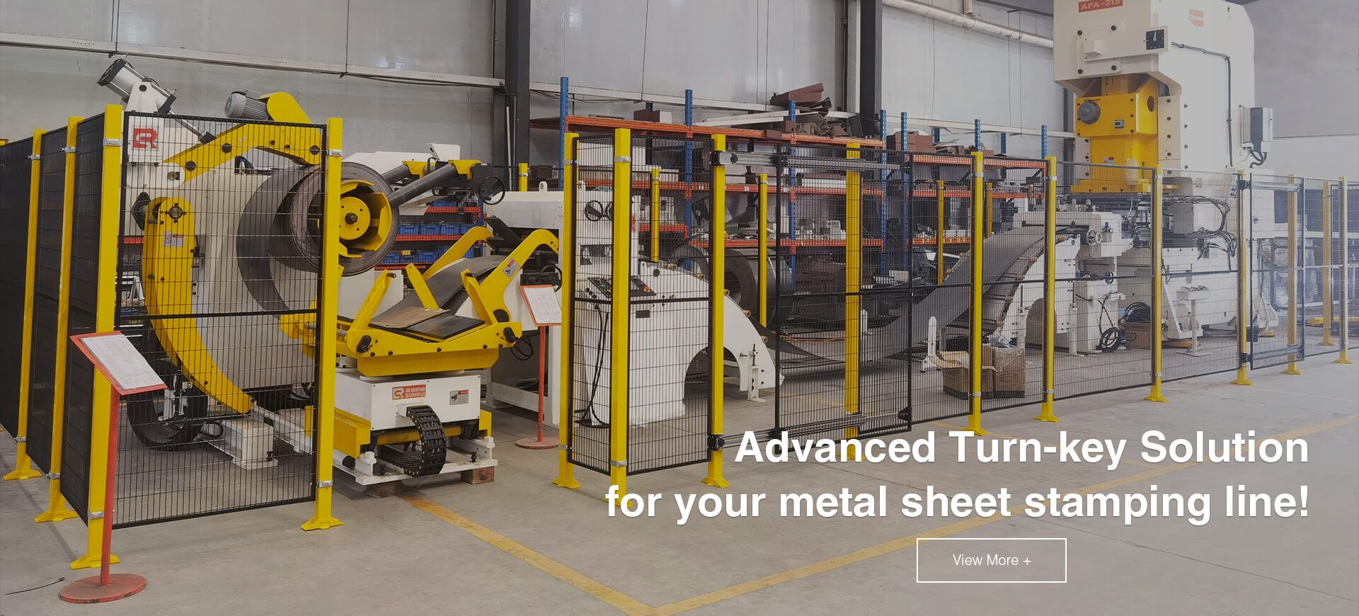 Advanced Turn-key Solution for your metal sheet stamping line!