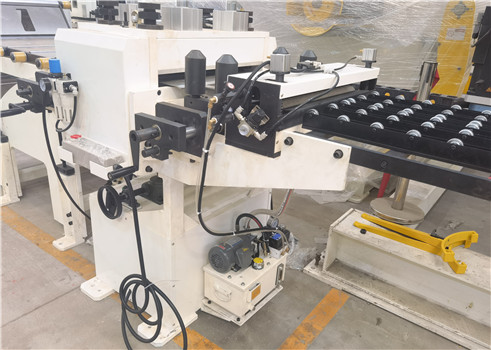 Fine Coil Blanking Line with Double-stage Straightener machine for brake pads