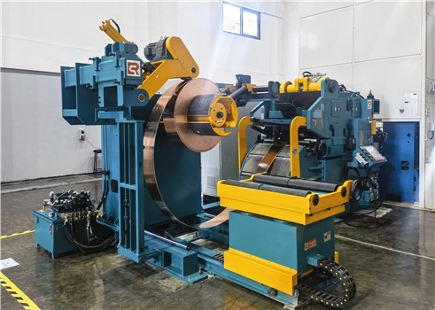 SUNRUI Press Feeding Line | Decoiler, Servo straightener feeder machine work with ZANI Servo press