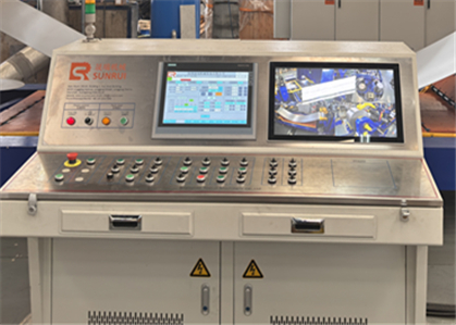 SUNRUI Automatic Circle Blanking Line – Maximize Material Utilization with Zigzag Feeding