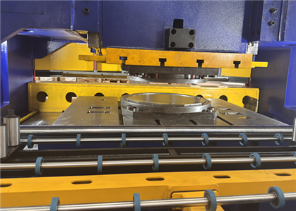 SUNRUI Zigzag-Feeding Circle Blanking Line for Disc prodution: Maximize Material Utilization