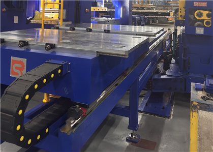 SUNRUI Zigzag-Feeding Circle Blanking Line for Disc prodution: Maximize Material Utilization