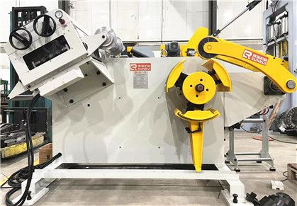 Decoiler Straightener 2 in 1 Machine with Pressure Arm for metalforming industry to UK