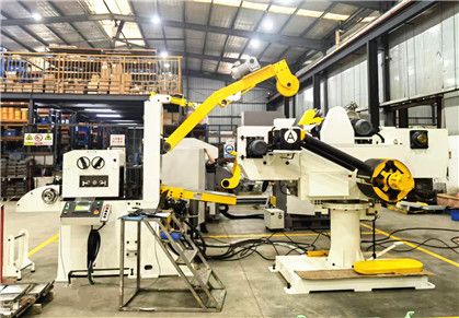 Twin-Head Hydraulic Decoiler Straightener for Quick Coil changing in Coil processing