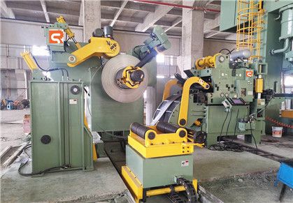 9.0mm thickness Coil Feed Line: SUNRUI Decoiler Straightener Feeder 3 in 1 Machine