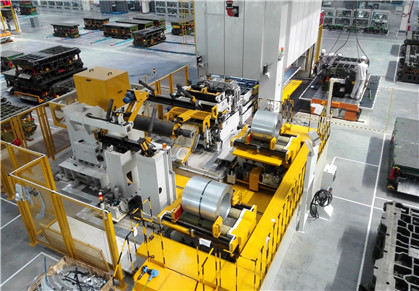 SUNRUI Decoiler straightener feeder with tail feeder and double trolleys