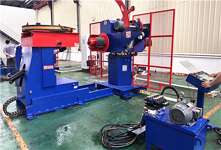 DBMT-200 + Coil Upender with Flipping Table