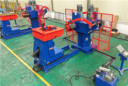 DBMT-300 + Coil Upender with Flipping Table