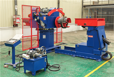 DBMT-400 + Coil Upender with Flipping Table