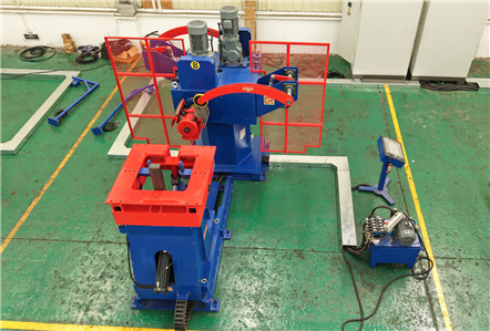 DBMT-400 + Coil Upender with Flipping Table